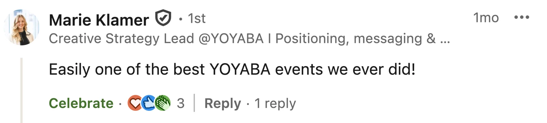 Participant feedback screenshot 6 from a Corporathon AI hackathon